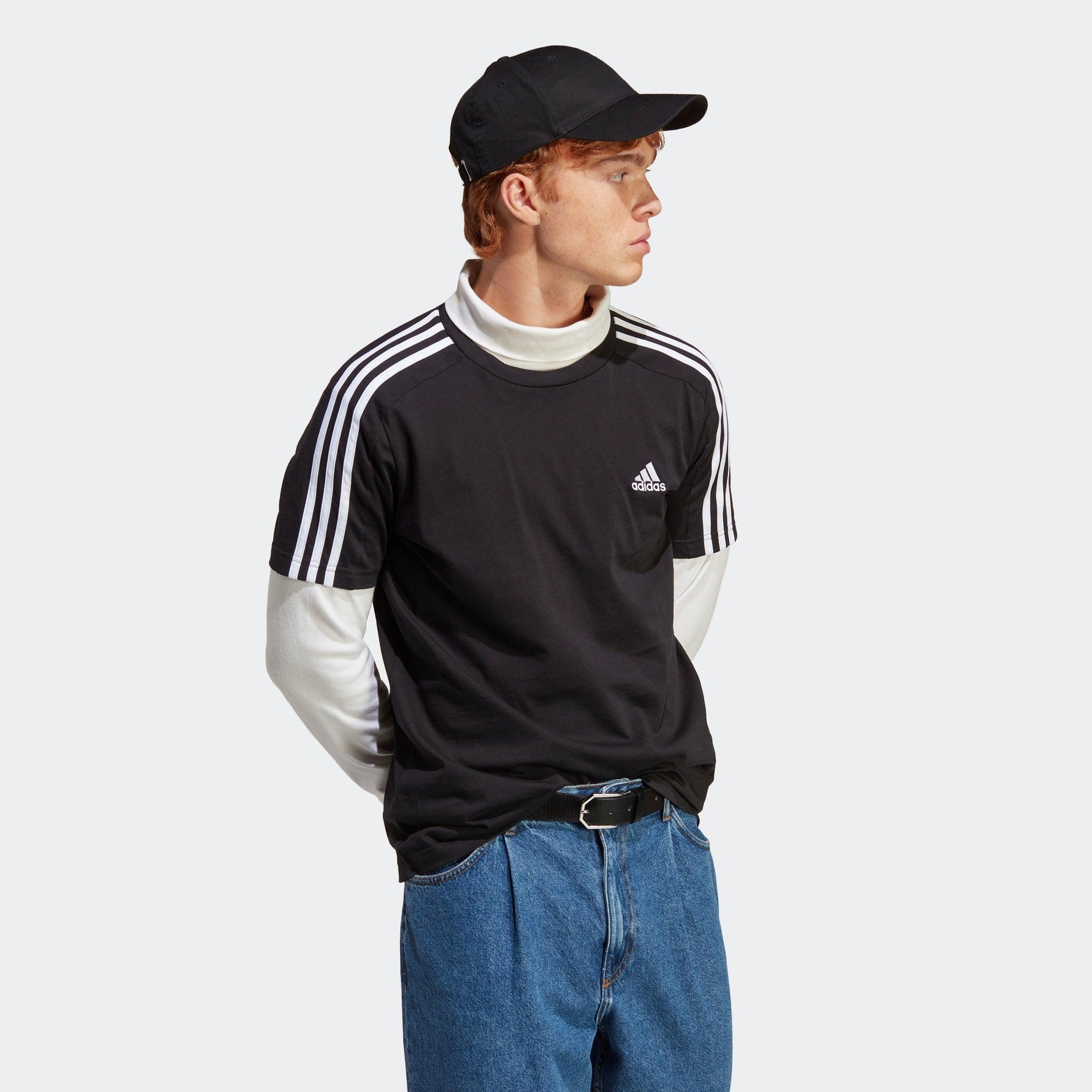 טישירט קצרה SJ בצבע שחור - MASHBIR//365