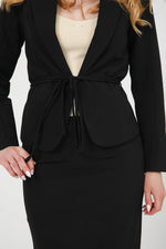 ג'קט מחוייט עם קשירה אחורית  | קנת קול