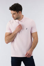 חולצת פולו SLIM FIT ורודה לגברים | נאוטיקה