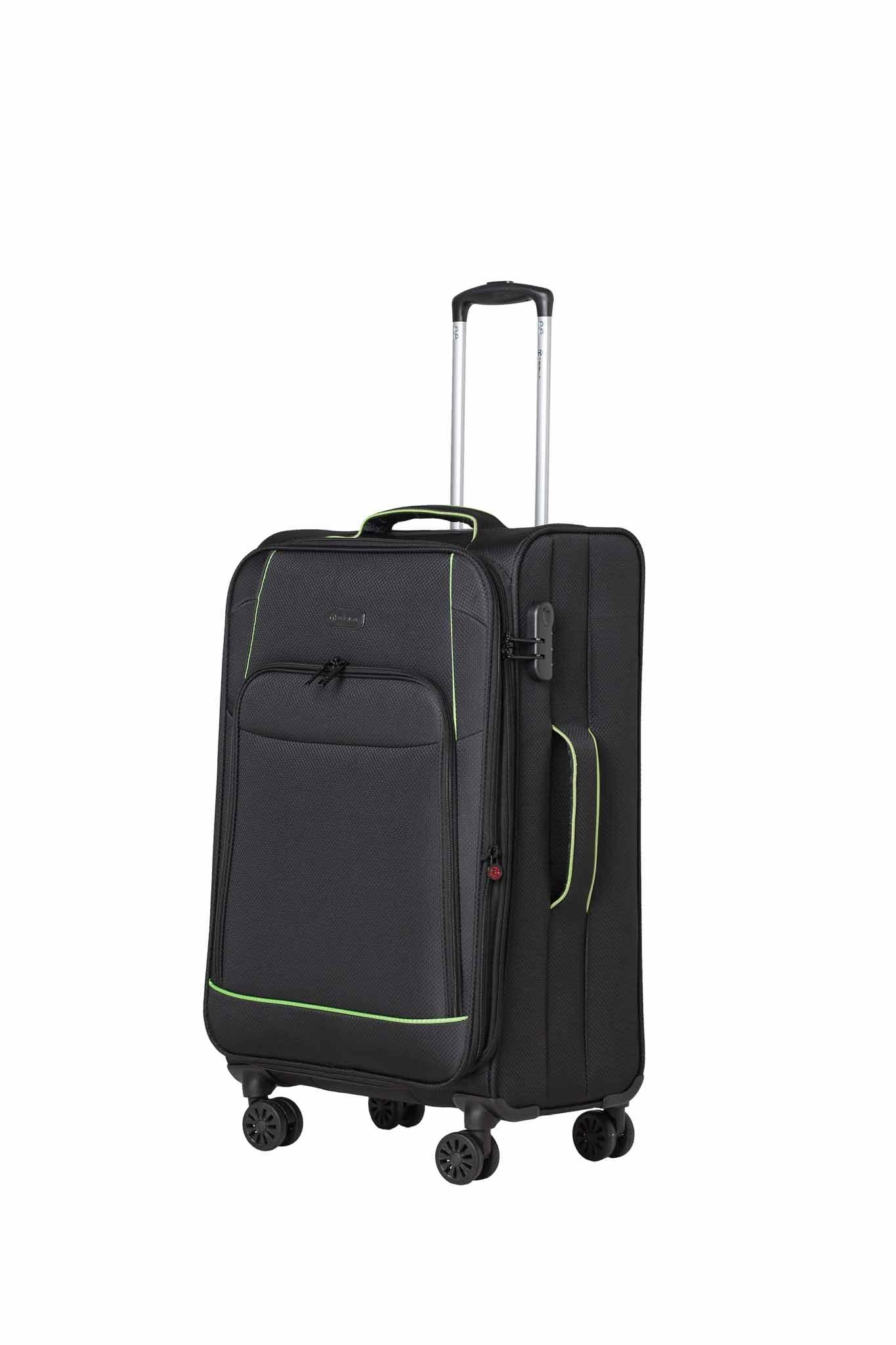 מזוודה מבד בינונית 24'' SAN DIEGO בצבע שחור - MASHBIR//365