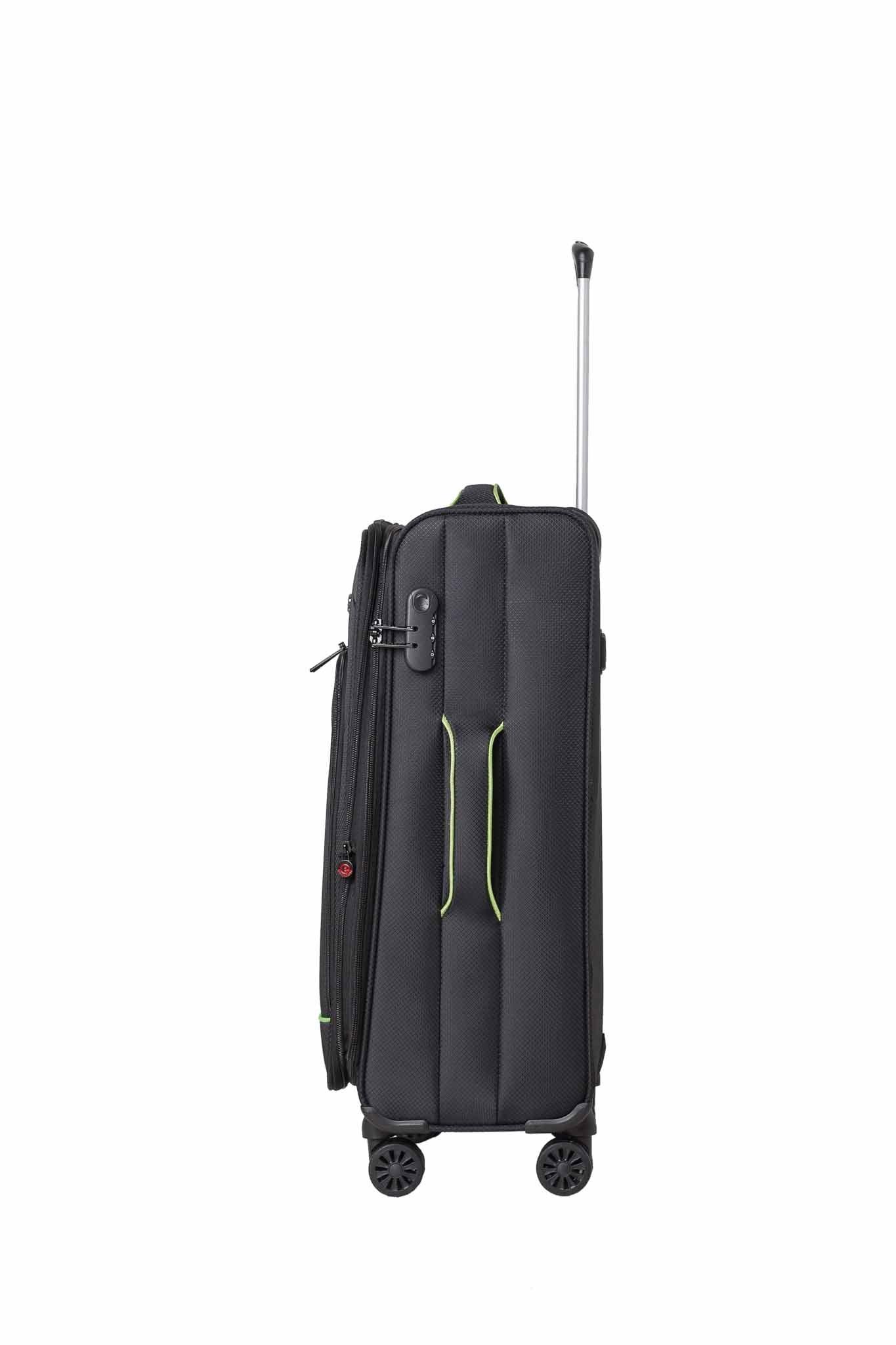 מזוודה מבד בינונית 24'' SAN DIEGO בצבע שחור - MASHBIR//365