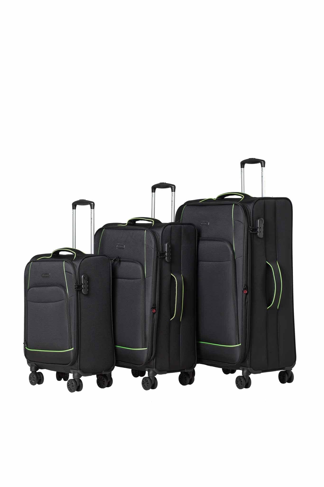 מזוודה מבד בינונית 24'' SAN DIEGO בצבע שחור - MASHBIR//365