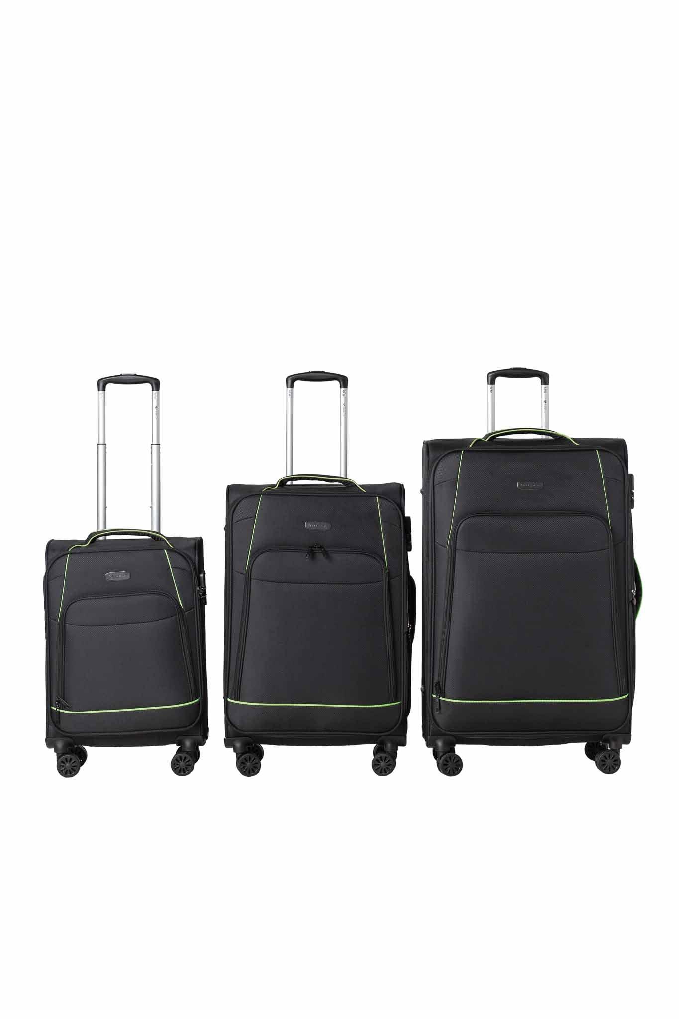 מזוודה מבד בינונית 24'' SAN DIEGO בצבע שחור - MASHBIR//365