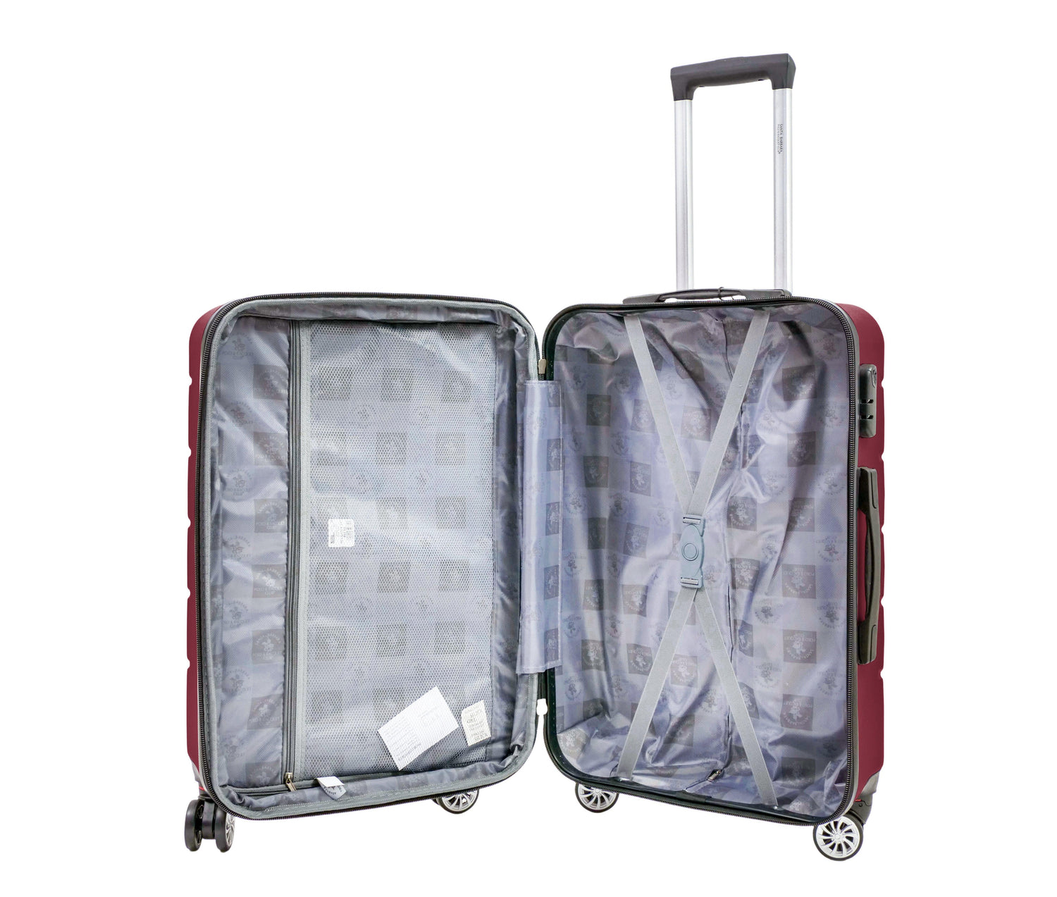 מזוודה קשיחה בינונית 24" דגם 1701 בצבע בורדו - MASHBIR//365