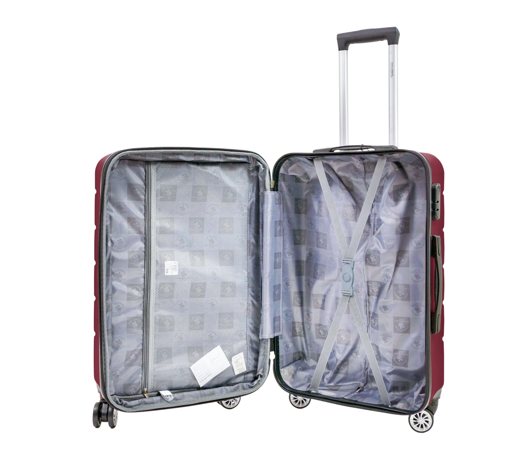 מזוודה קשיחה בינונית 24" דגם 1701 בצבע בורדו - MASHBIR//365