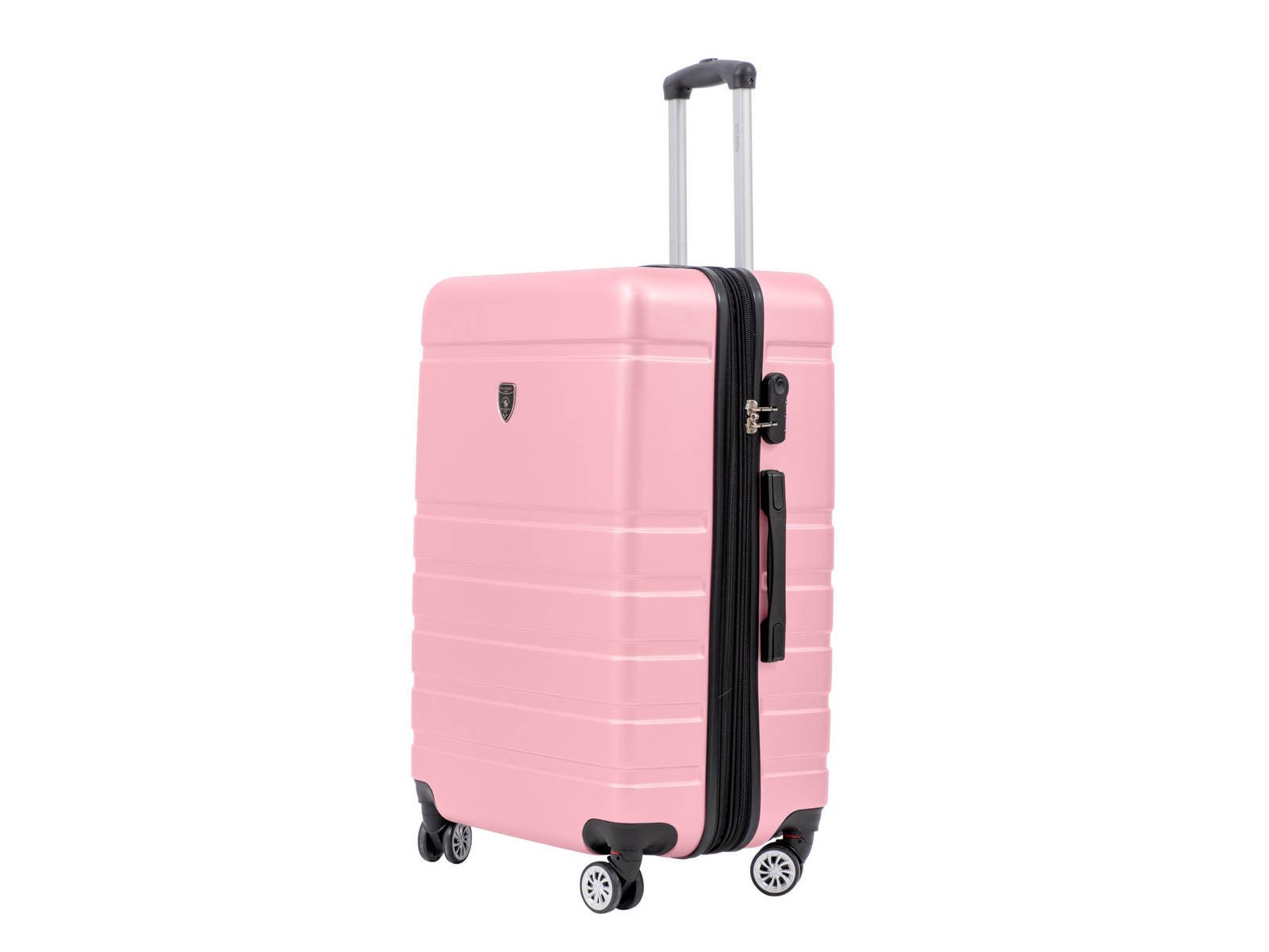 מזוודה קשיחה גדולה 28" דגם 1807 בצבע ורוד - MASHBIR//365