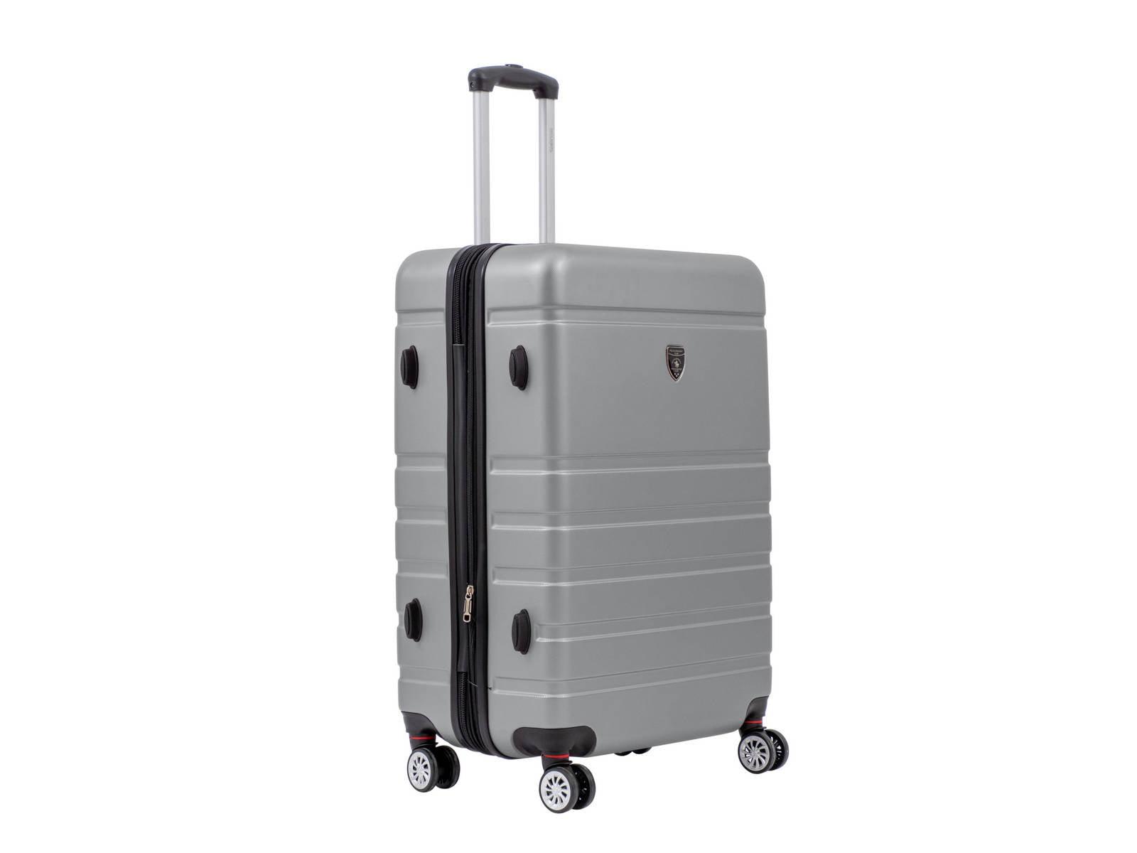 מזוודה קשיחה גדולה 28" דגם 1807 בצבע כסף - MASHBIR//365