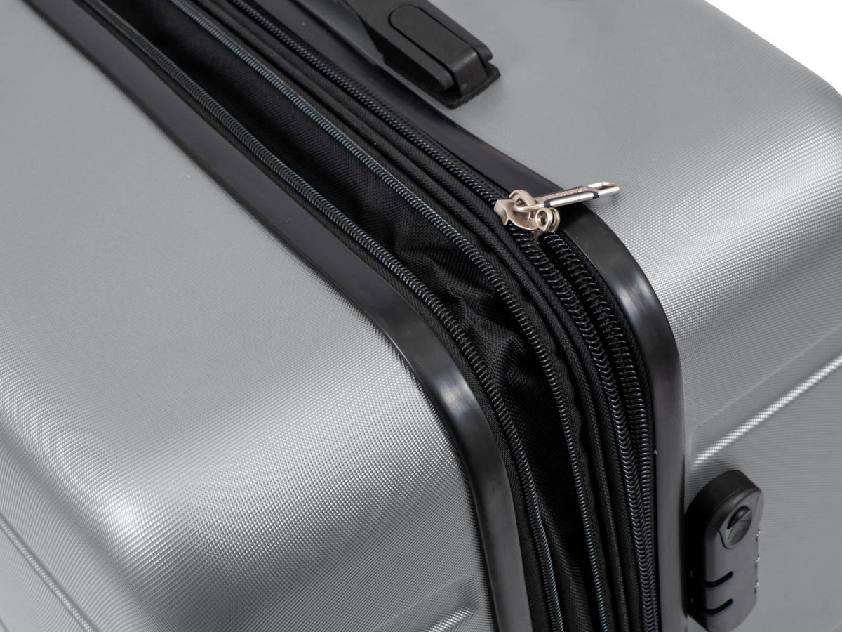 מזוודה קשיחה גדולה 28" דגם 1807 בצבע כסף - MASHBIR//365