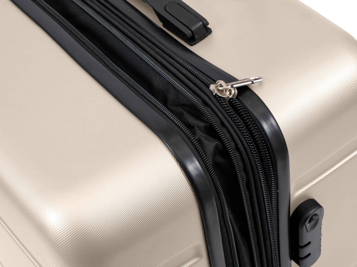 מזוודה קשיחה גדולה 28" דגם 1807 בצבע שמפנייה - MASHBIR//365