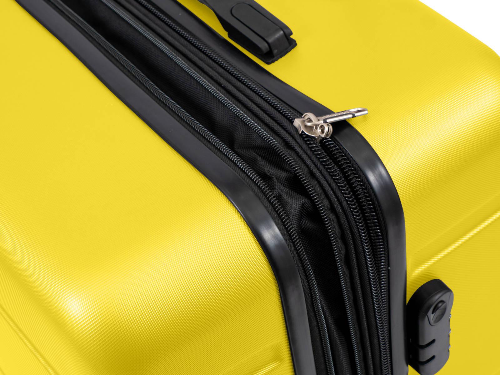 מזוודה קשיחה גדולה 28" דגם 1807 בצבע צהוב - MASHBIR//365