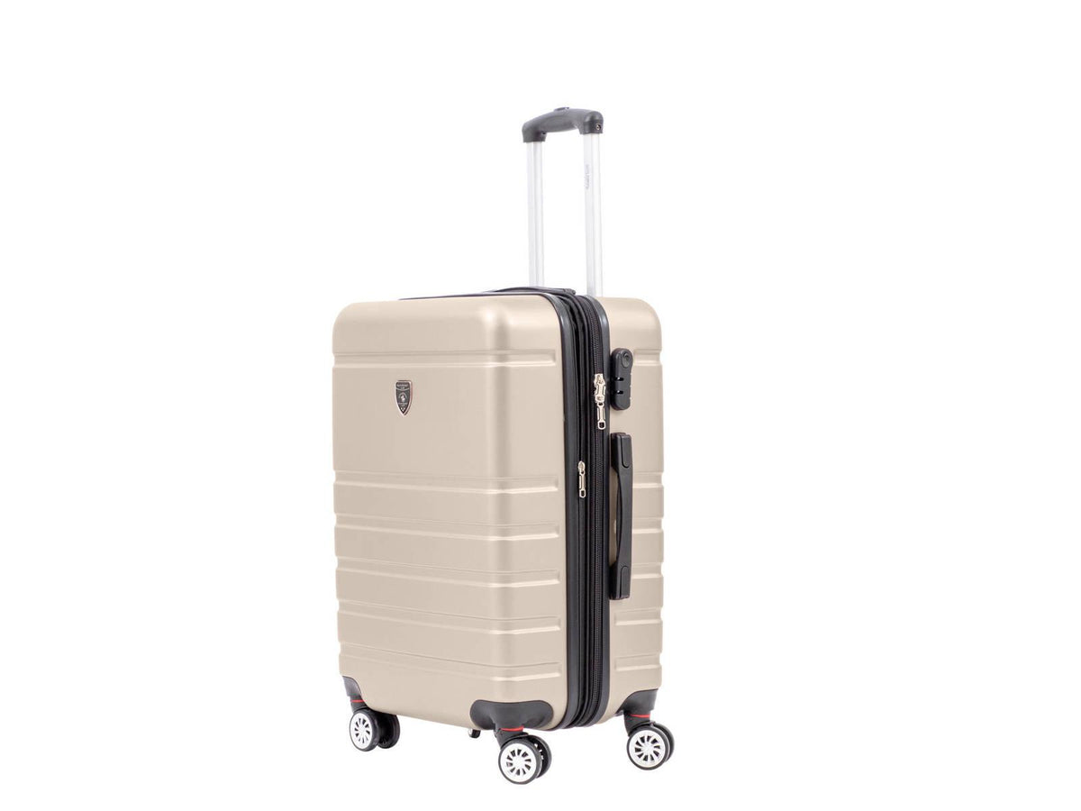 מזוודה קשיחה בינונית 24" דגם 1807 בצבע שמפנייה - MASHBIR//365