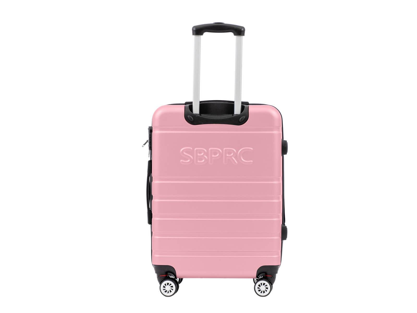 מזוודה קשיחה בינונית 24" דגם 1807 בצבע ורוד - MASHBIR//365