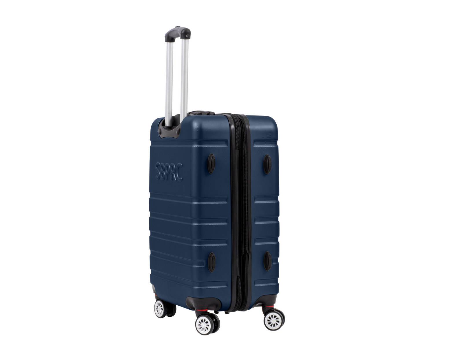 מזוודה קשיחה בינונית 24" דגם 1807 בצבע נייבי - MASHBIR//365