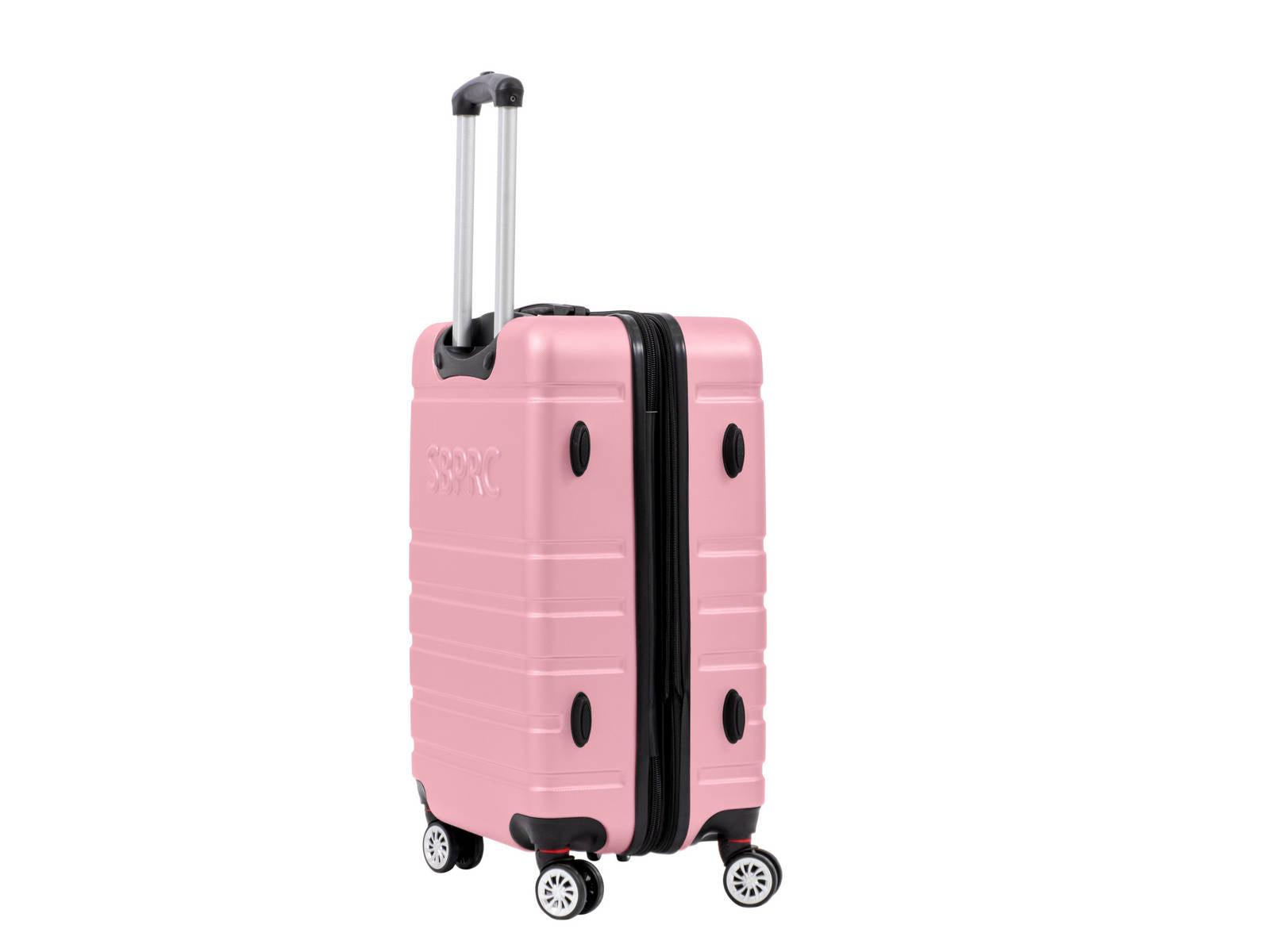 מזוודה קשיחה בינונית 24" דגם 1807 בצבע ורוד - MASHBIR//365