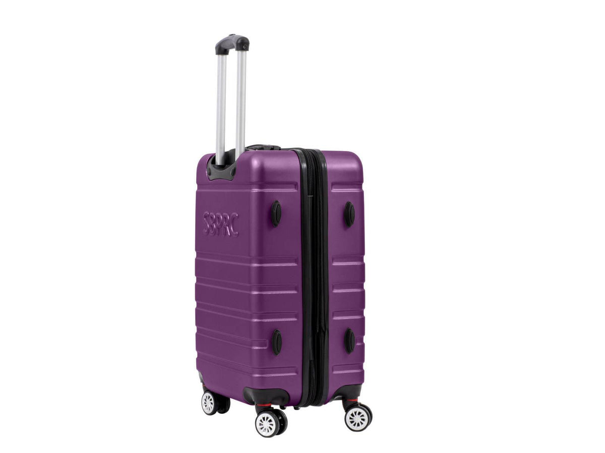 מזוודה קשיחה בינונית 24" דגם 1807 בצבע סגול - MASHBIR//365