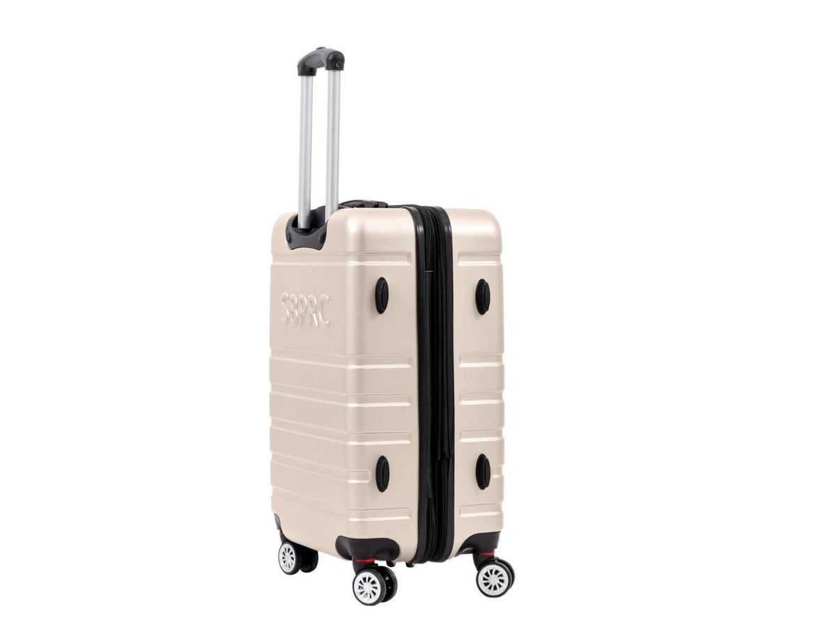 מזוודה קשיחה בינונית 24" דגם 1807 בצבע שמפנייה - MASHBIR//365