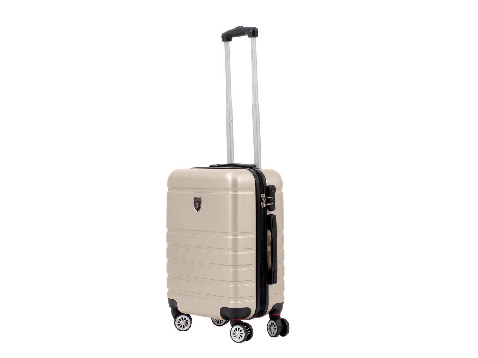 מזוודה טרולי עלייה למטוס 20" דגם 1807 בצבע שמפנייה - MASHBIR//365