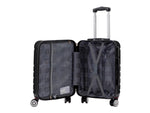 מזוודה טרולי עלייה למטוס 20" דגם 1807 בצבע שחור - MASHBIR//365