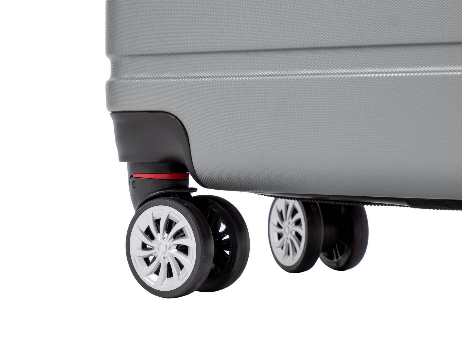 מזוודה טרולי עלייה למטוס 20" דגם 1807 בצבע כסף - MASHBIR//365