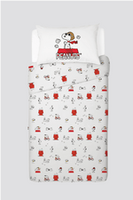 סט מצעים 90/200 יחיד כותנה דגם PEANUTS - MASHBIR//365