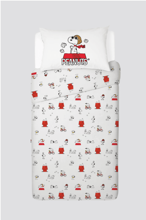 סט מצעים 90/200 יחיד כותנה דגם PEANUTS - MASHBIR//365