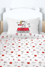 סט מצעים 120/200 מיטה וחצי כותנה דגם PEANUTS - MASHBIR//365