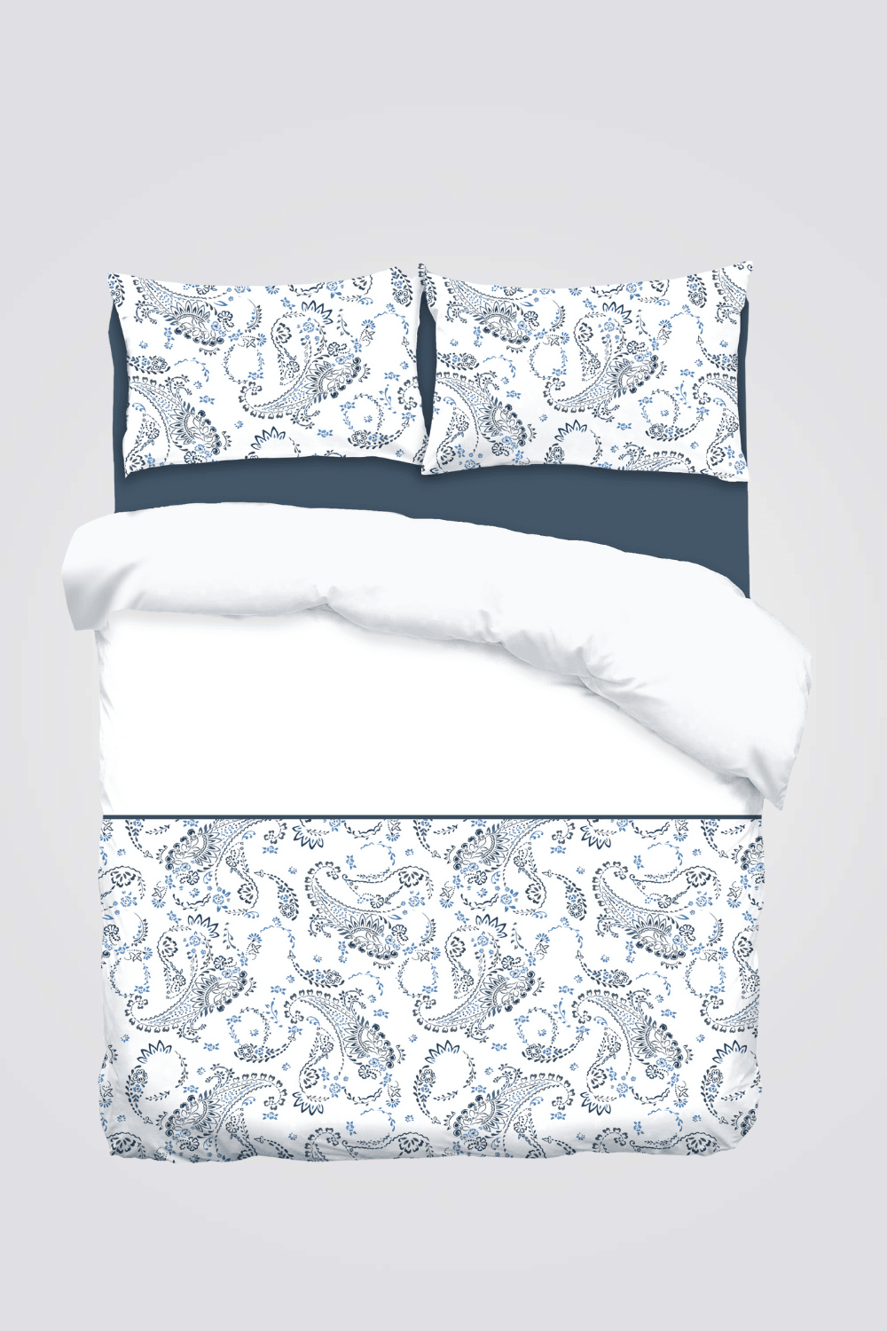 סט מצעים מיטה וחצי 120/200 ס"מ כותנה פרקל ROYAL - MASHBIR//365