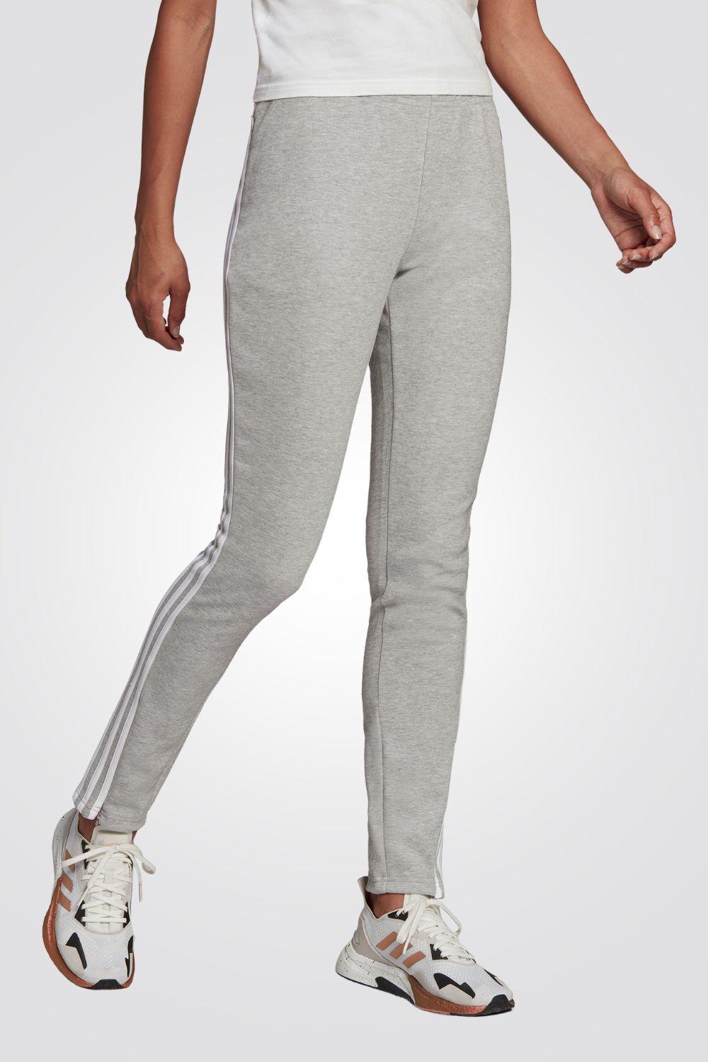 מכנסיים ארוכים FUTURE ICONS 3-STRIPES בצבע אפור - MASHBIR//365