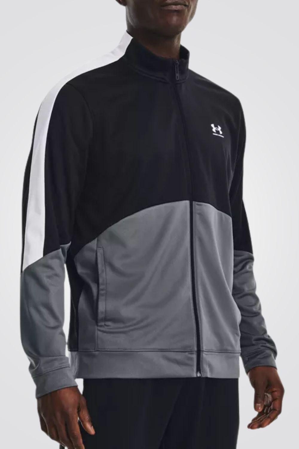 ג'קט Tricot Fashion Jacket בצבע שחור ואפור - MASHBIR//365