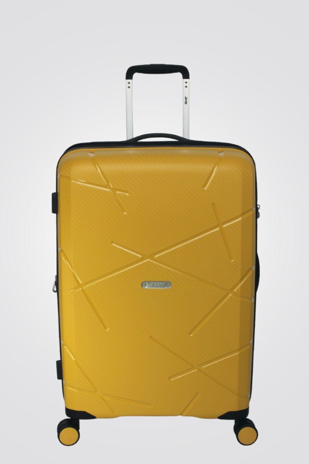 מזוודה קשיחה בינונית 24" ALPINE בצבע צהוב - MASHBIR//365