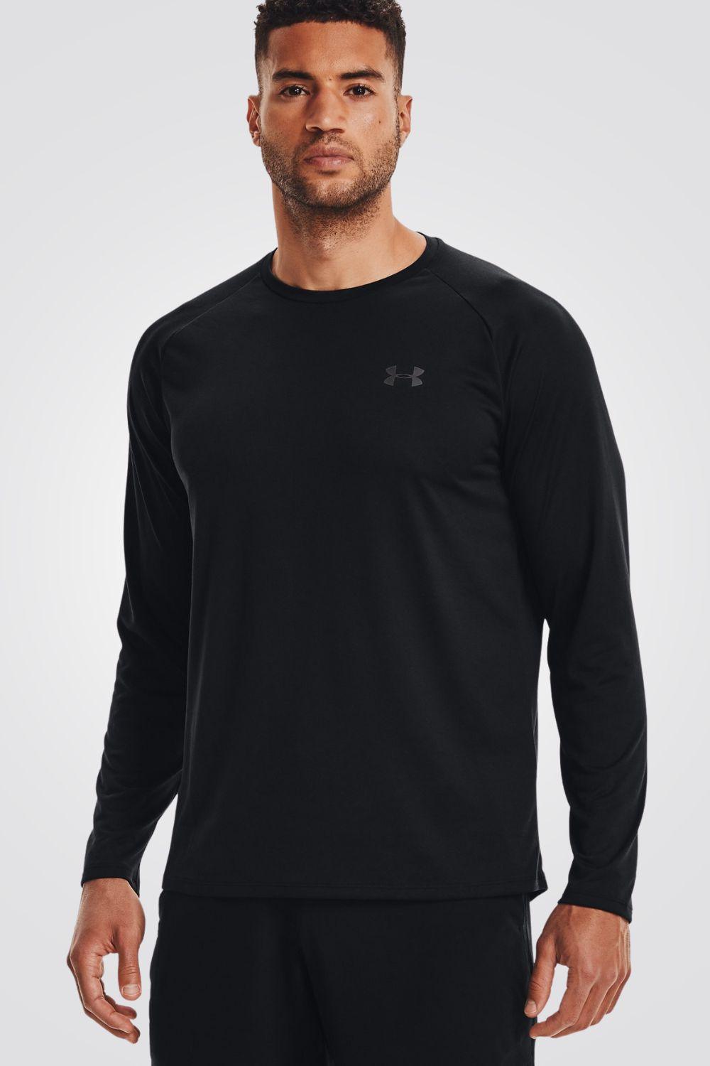 טישירט ארוכה Tech 2.0 בצבע שחור - MASHBIR//365