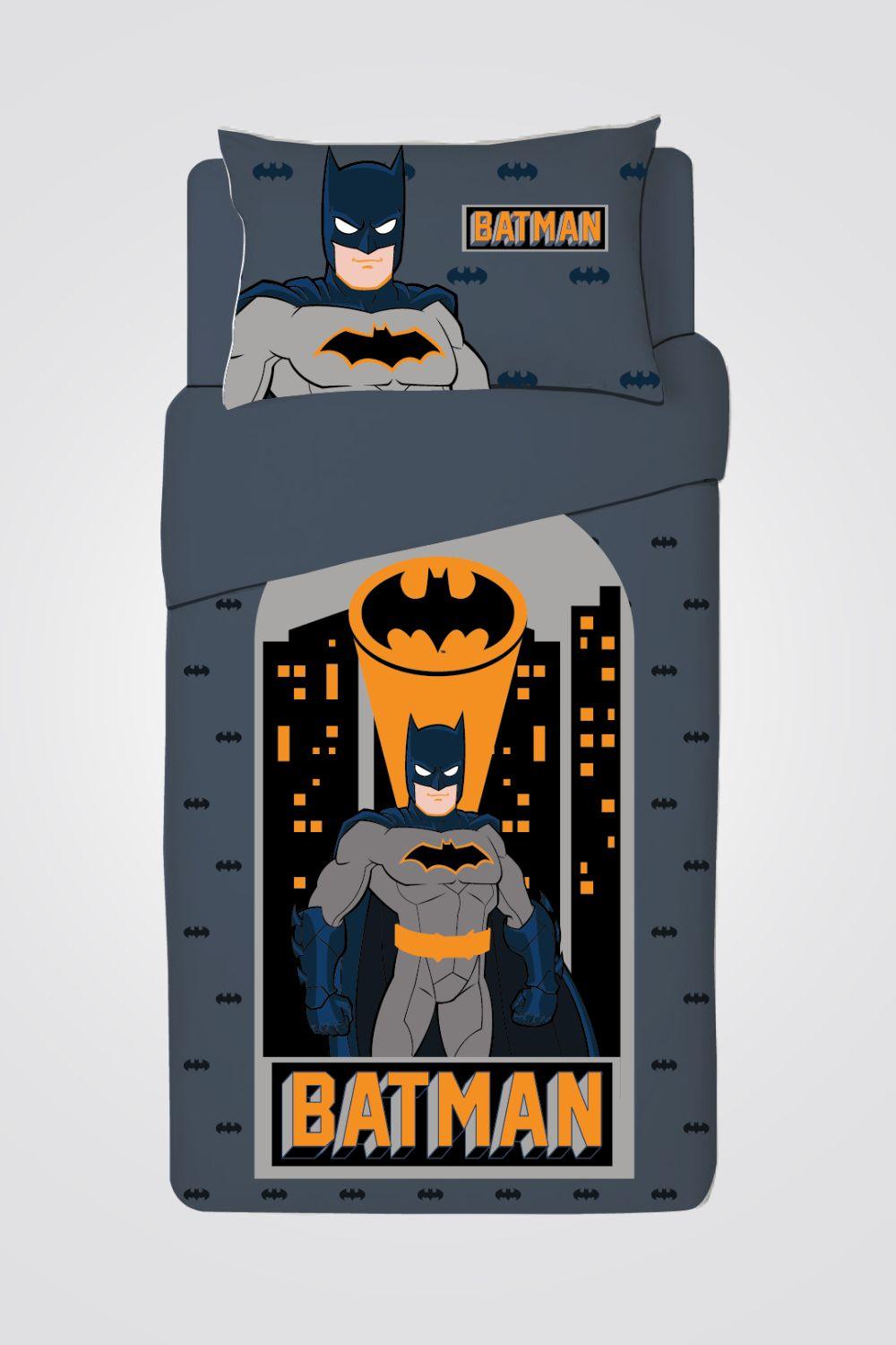 סט מצעים 90/200 כותנה דגם BATMAN - MASHBIR//365