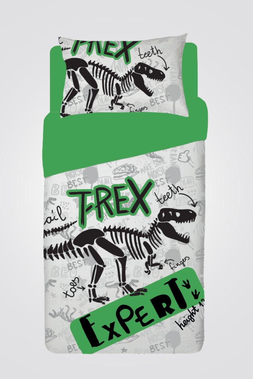 סט מצעים 120/200 כותנה T-REX - MASHBIR//365