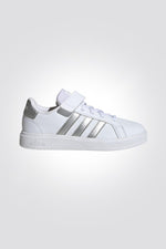 סניקרס לילדים GRAND COURT 2.0 בצבע לבן וכסף - MASHBIR//365