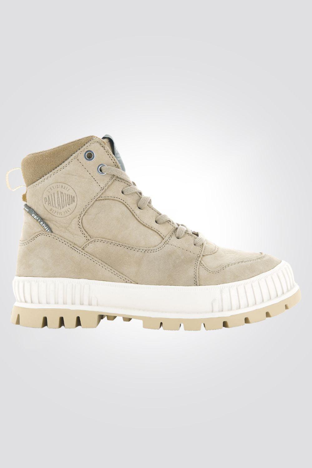 מגפיים לנשים PALLASHOCK HI SNK בצבע בז' - MASHBIR//365