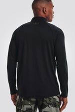 חולצת אימון Tech™ ½ Zip בצבע שחור - MASHBIR//365