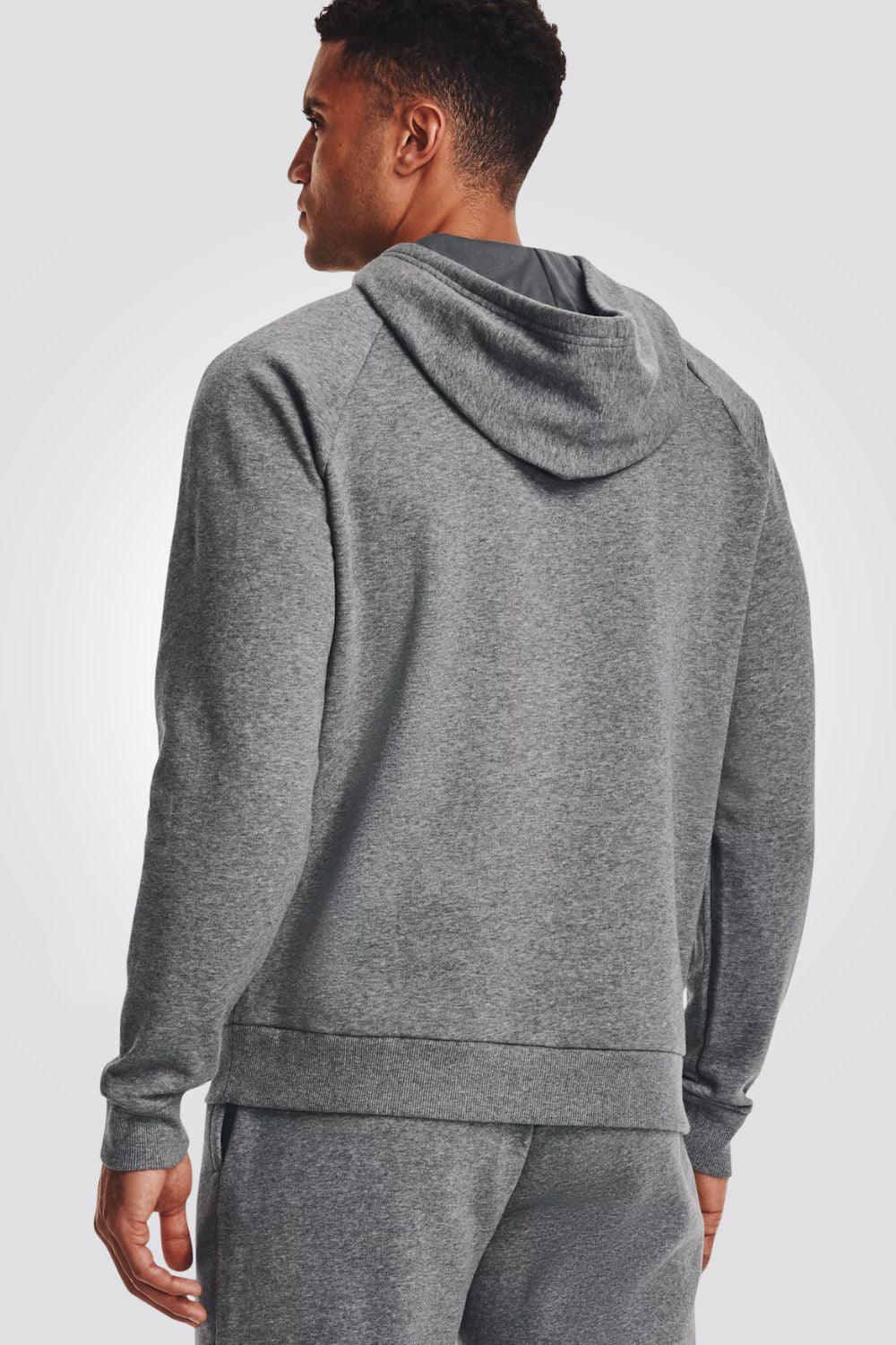 קפוצ'ון לגבר Rival Fleece ½ Zip בצבע אפור - MASHBIR//365