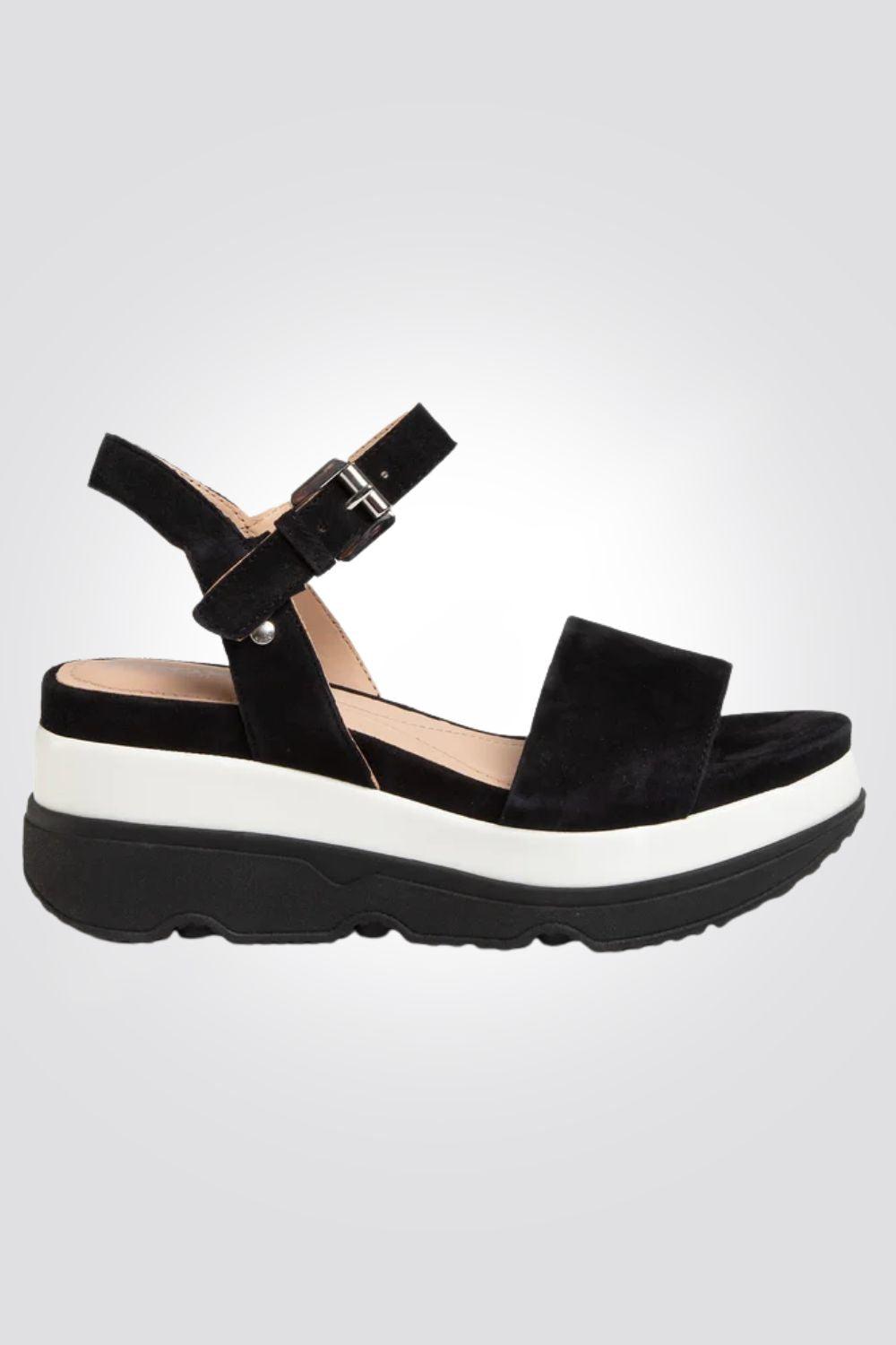 סנדל פלטפורמה לנשים GARDENIA בצבע שחור - MASHBIR//365