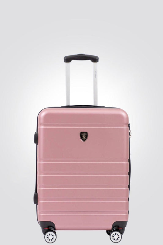 מזוודה קשיחה בינונית 24" דגם 1807 בצבע רוז - MASHBIR//365