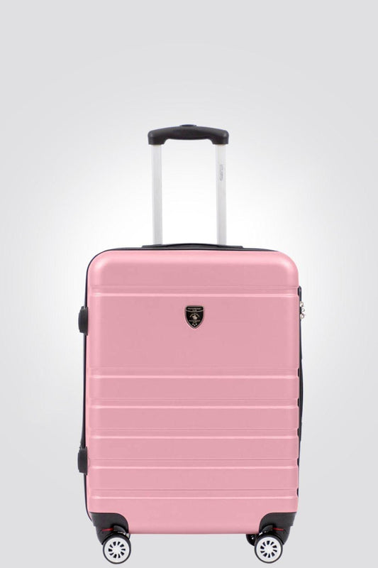 מזוודה קשיחה בינונית 24" דגם 1807 בצבע ורוד - MASHBIR//365