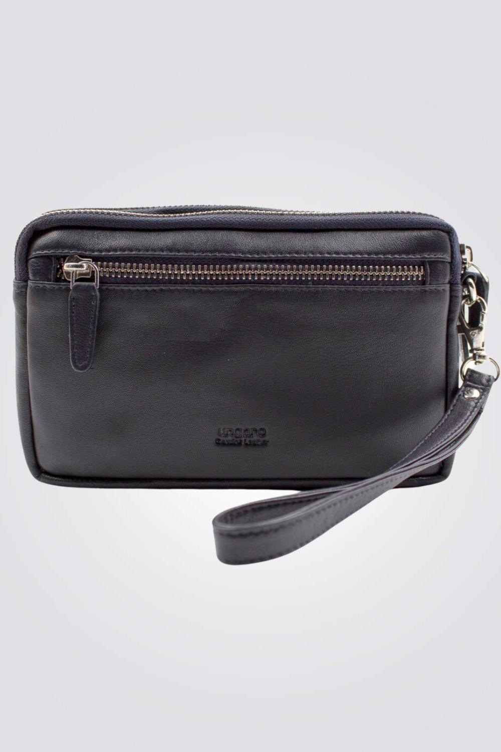 פאוץ' לגבר 2 תאים עור - MASHBIR//365