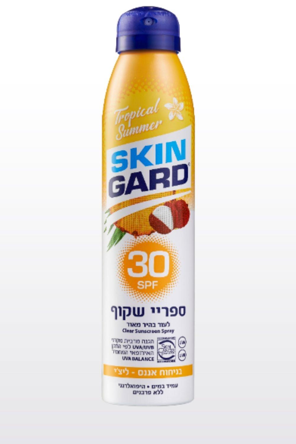 SKIN GARD ספריי שקוף SPF30 בניחוחות 200 מ"ל - MASHBIR//365