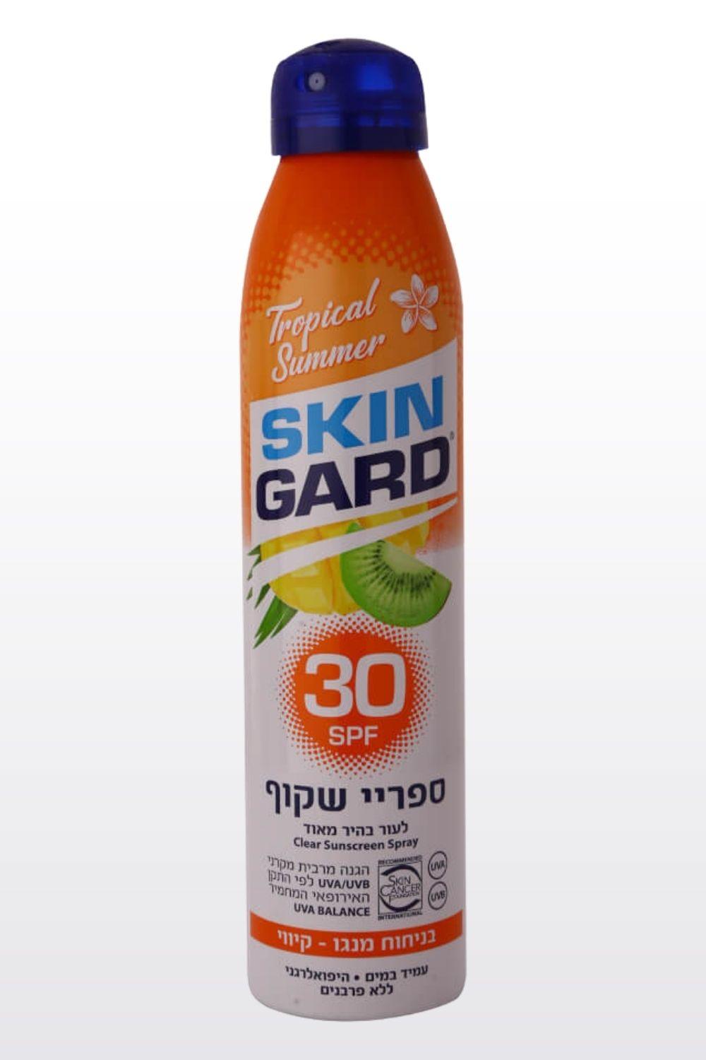 SKIN GARD ספריי שקוף SPF30 בניחוחות 200 מ"ל - MASHBIR//365