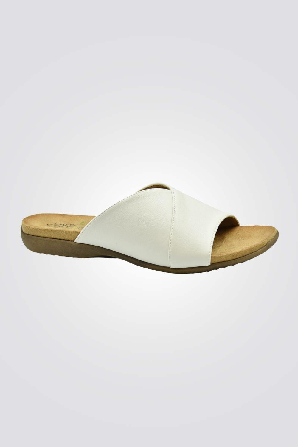 כפכף מעטפת בצבע לבן - MASHBIR//365