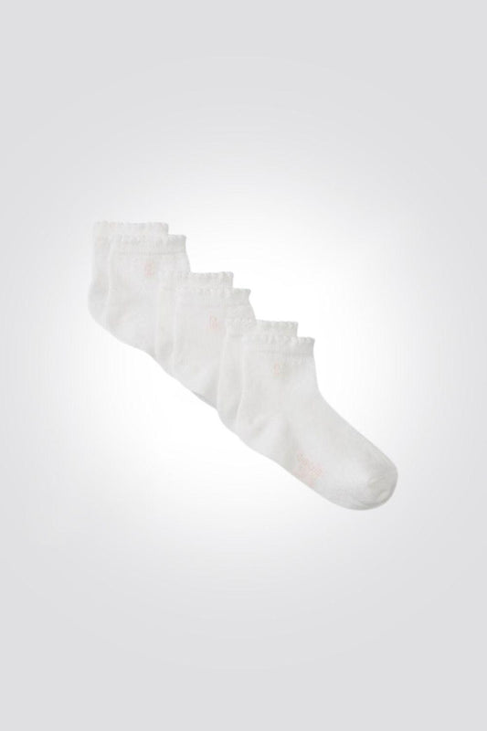 3 זוגות גרביים בצבע לבן תינוקות - MASHBIR//365