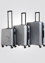 מזוודה קשיחה בינונית 24" בצבע אפור - MASHBIR//365