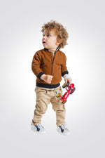 ג'קט Teddy בצבע חום לתינוקות - MASHBIR//365