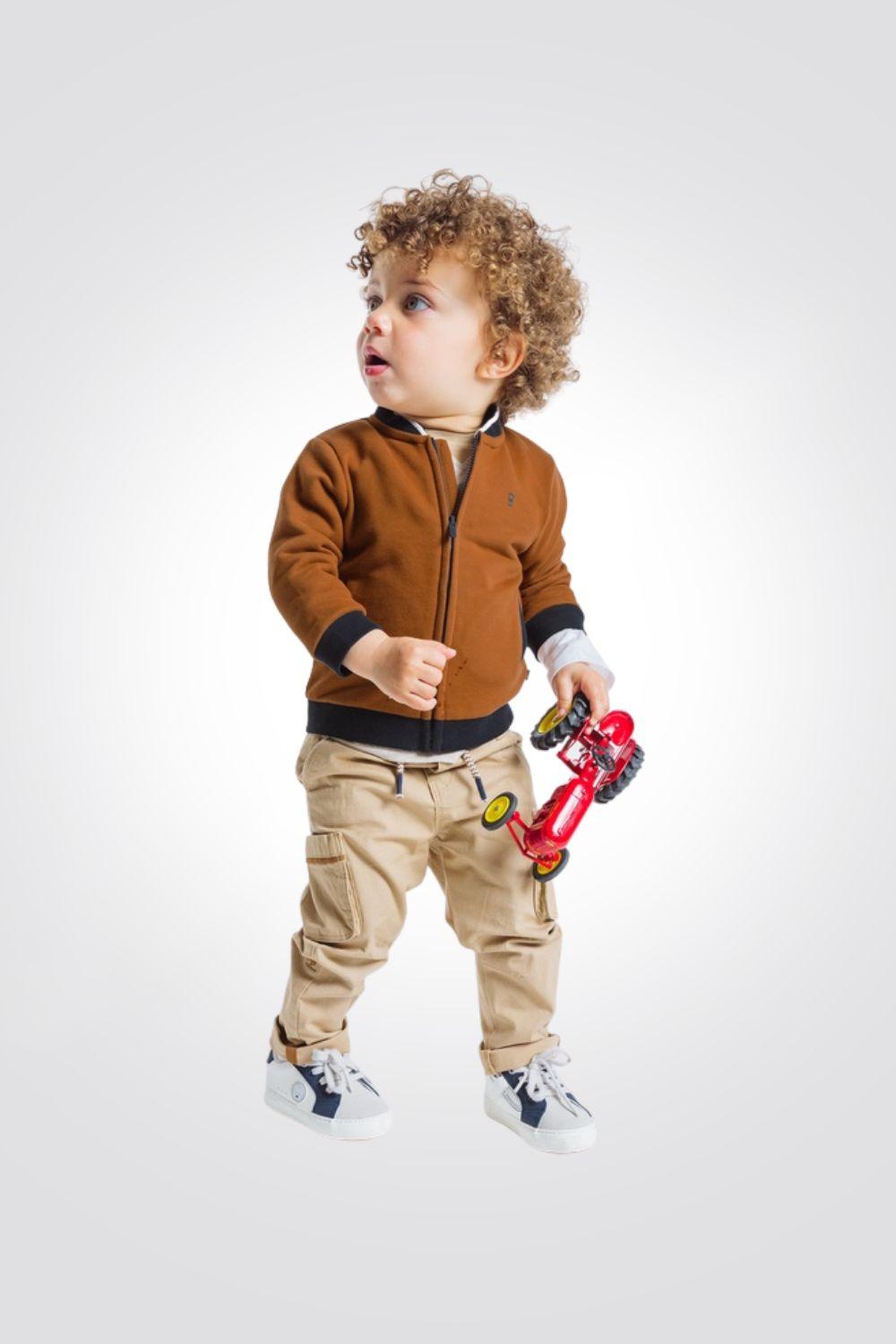 ג'קט Teddy בצבע חום לתינוקות - MASHBIR//365