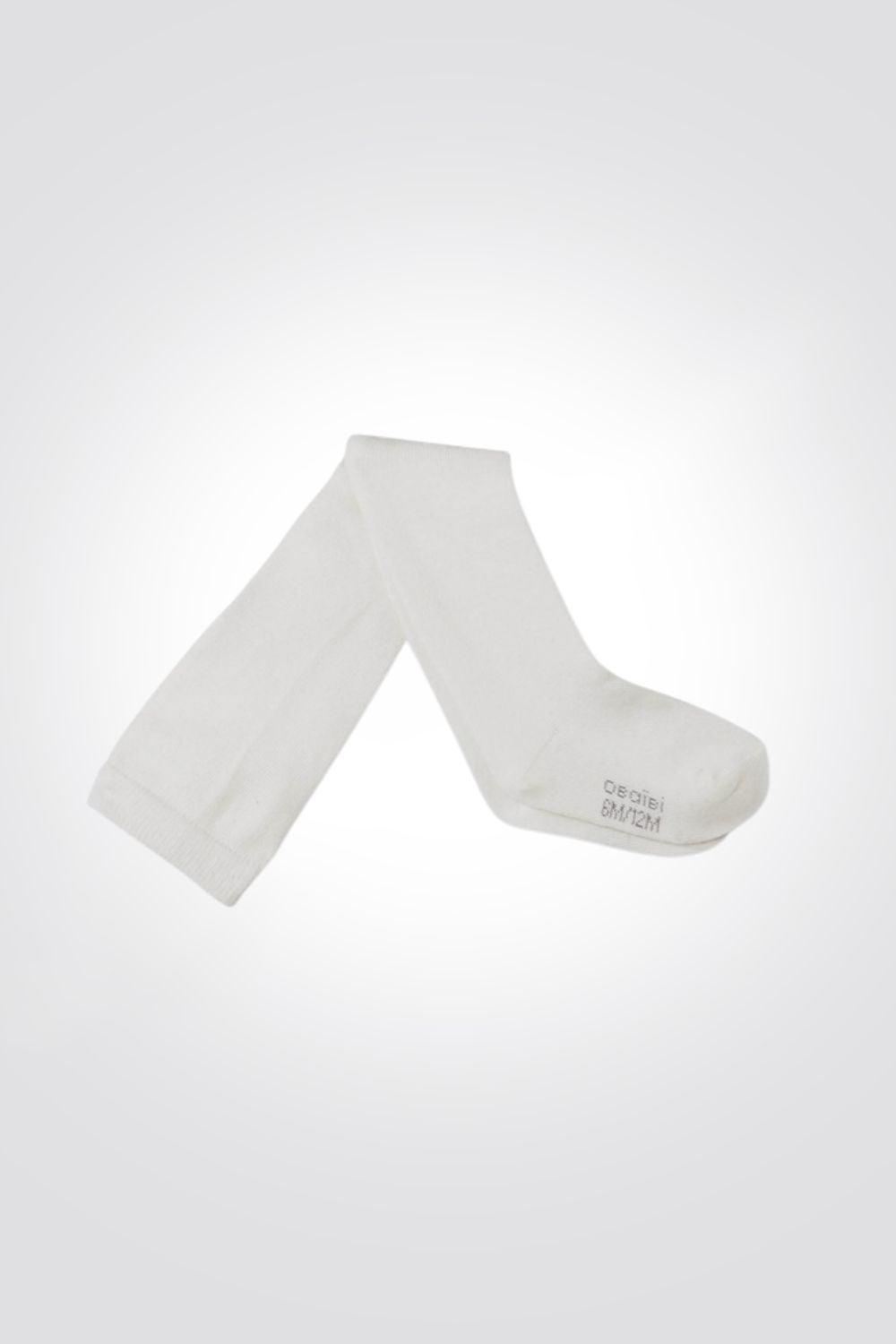 גרביונים בצבע לבן לתינוקות - MASHBIR//365