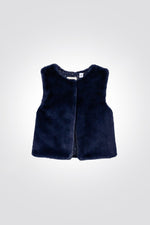 ווסט פרווה בצבע נייבי לילדות - MASHBIR//365